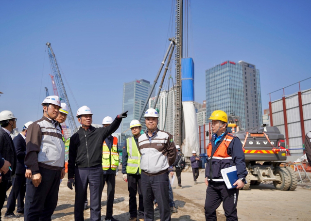 한문희 코레일 사장, 서울역 북부역세권 개발 현장 점검