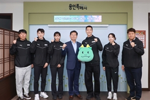 이상일 시장, 세계실내육상선수권 정상탈환 우상혁 격려