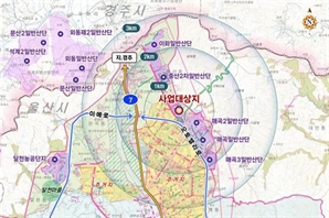 ‘산업용지 부족’ 울산, 중산일반산단 확장