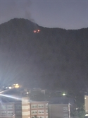 "학교 뒤로 불길이"…대구 북구 함지산 산불 부분 재발화