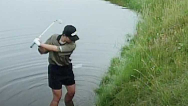 1998년 US 여자오픈에서 나온 박세리의 맨발 투혼. LPGA 유튜브 캡처