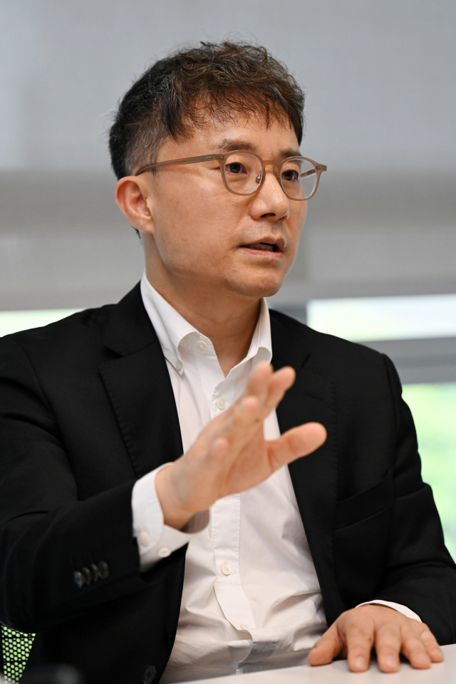 유승민 삼성증권 글로벌투자전략팀장이 1일 서울 서초구 삼성전자빌딩에서 서울경제신문과 인터뷰를 하고 있다. 조태형 기자.