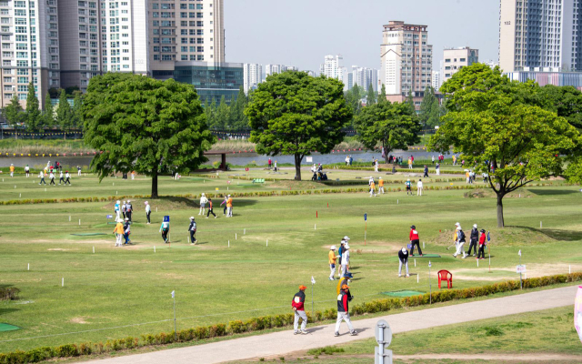 울산 태화강 둔치 파크골프장. 사진제공=울산시