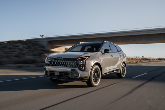 기아의 준중형 스포츠유틸리티차(SUV) 스포티지 주행 모습. 사진제공=현대차그룹