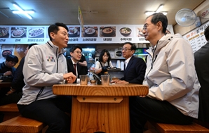 한덕수, 오세훈과 국밥회동…"'약자 동행' 정책 계승"