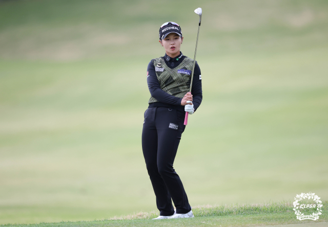 단독 2위에 나선 박현경. 사진 제공=KLPGA
