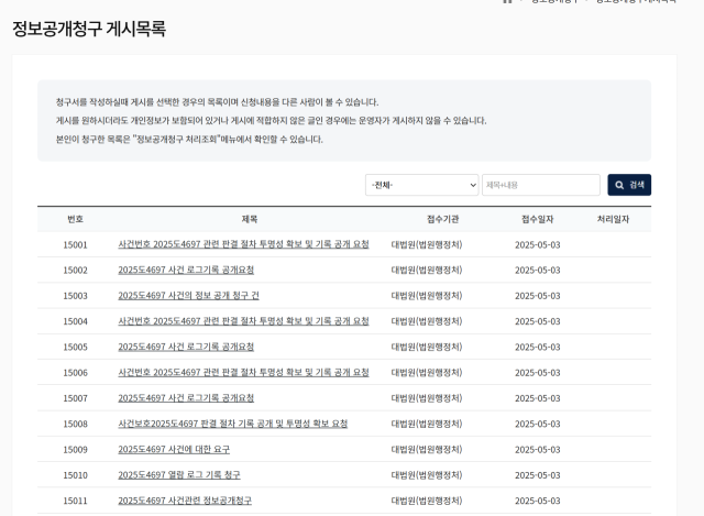 대법원 '이재명 판결' 후폭풍…"절차적 의문, 로그 기록 공개하라" 빗발친 정보공개 청구