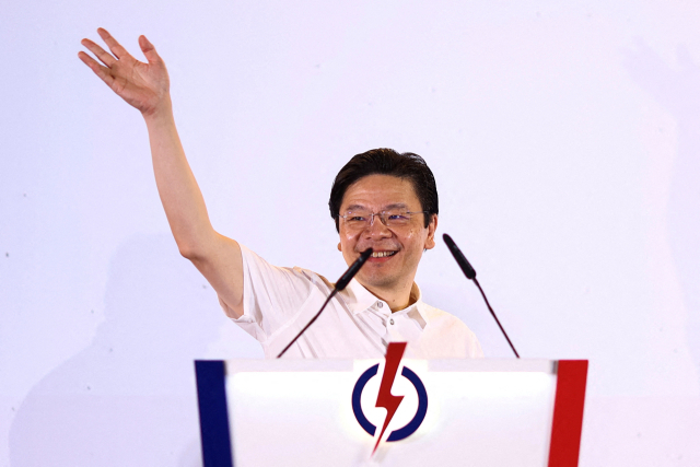 로런스 웡 싱가포르 총리. 로이터 연합뉴스