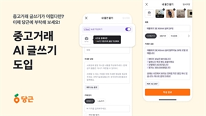 AI가 제목부터 내용까지 척척…당근, 중고거래 글쓰기 기능 도입