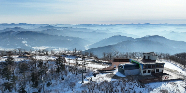 정선 가리왕산 케이블카 모습. 사진 제공=한국관광공사