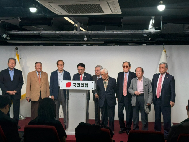 "김문수·한덕수 단일화 될 때까지 단식" 국힘 상임고문단 선언