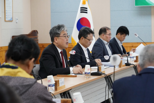 임상섭 산림청장, ‘산불피해 임업인과의 간담회’ 주재