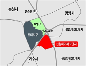 중흥그룹, 광양만권경제자유구역 ‘선월하이파크단지’ 2차 용지 공급[집슐랭]