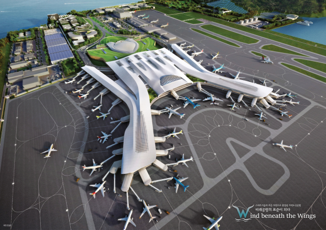 부산 가덕도신공항 조감도. 사진 제공=국토교통부