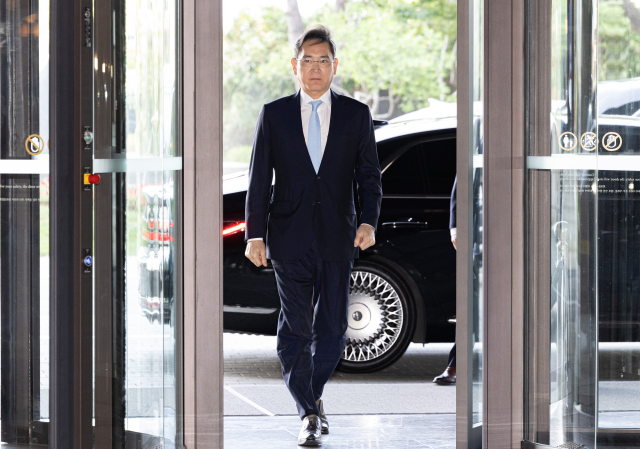 이재용 삼성전자 회장이 지난해 5월 서울 신라호텔에서 열린 삼성 호암상 시상식에 참석하고 있다. 뉴스1