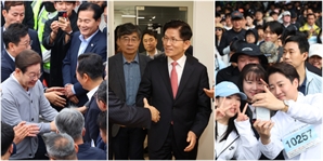 이재명 1번·김문수 2번·이준석 4번… 21대 대선 후보 7명 등록