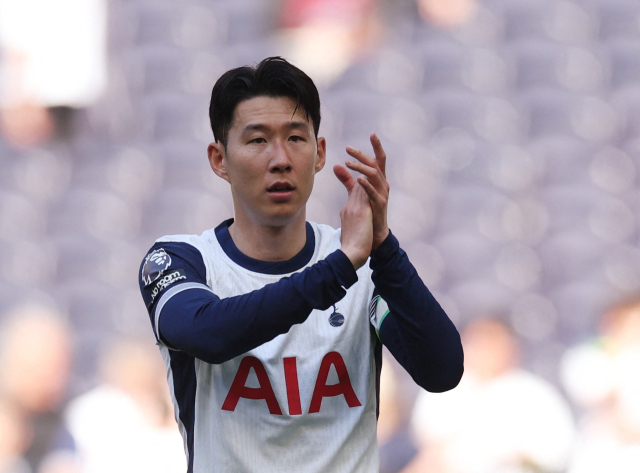 11일 크리스털 팰리스와의 2024~2025 EPL 36라운드 홈 경기에 출전한 손흥민. 로이터연합뉴스