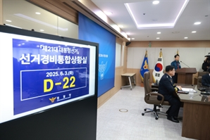 경찰, 대선 앞두고 전국 경찰서에 선거경비통합상황실 개소