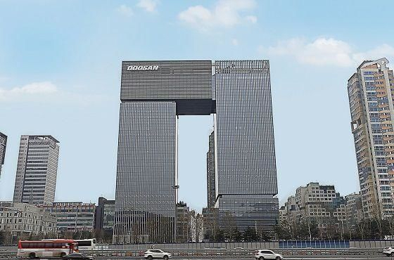 두산 분당 사옥 전경. 사진 제공=두산