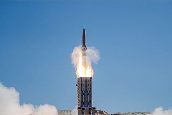 2024년 말 미국 캘리포니아주에서 진행된 일본 극초음속 미사일 시험 발사 장면. 사진 제공=일본 방위성