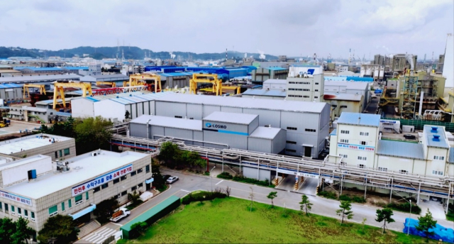 코스모화학 울산 공장 전경. 사진제공=코스모화학
