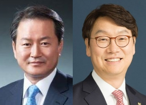 성대규(왼쪽) 동양생명 대표이사 후보와 곽희필 ABL생명 대표이사 후보. 사진 제공=우리금융지주