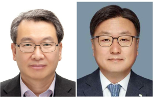권이균(왼쪽) 한국지질자원연구원장과 사공명 한국철도기술연구원장. 사진 제공=NST