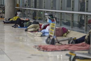 오줌 웅덩이에 빈대까지 '우글우글'…노숙자가 점령한 '스페인 공항', 무슨 일?
