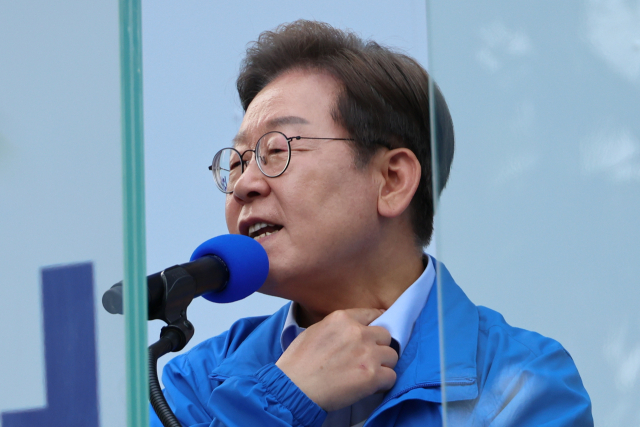 이재명 더불어민주당 대선 후보. 연합뉴스