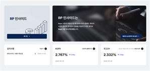 예탁원, "환매조건부채권 시장 정보 한눈에" RP인사이드 오픈