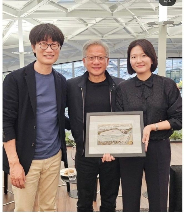 이해진, 젠슨 황과 또 회담…네이버와 엔비디아 동맹 청사진은?