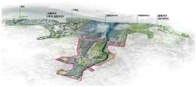 송산그린시티 남측지구 2단계 조경공사 위치도. 사진 제공=대방건설