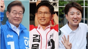 이재명 46.6%·김문수 37.6%·이준석 10.4%[리얼미터]