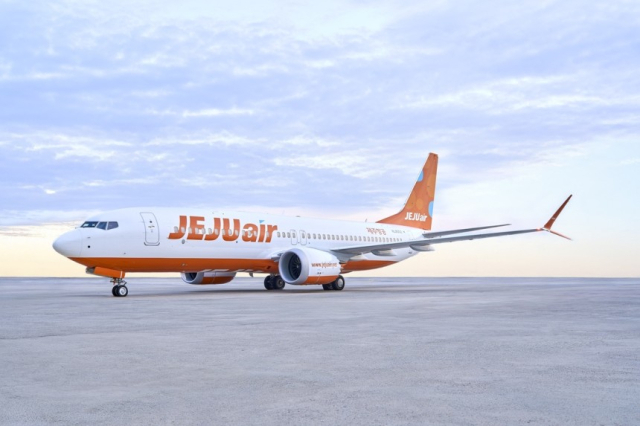 제주항공이 도입한 차세대 항공기 B737-8 외관. 사진 제공=제주항공