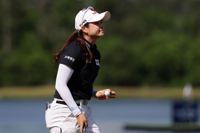 LPGA 첫 우승에 도전하는 최혜진. 사진 제공=AFP연합뉴스