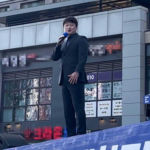 박문성 축구 해설위원이 25일 이재명 더불어민주당 대선 후보 지지를 선언했다. 노현영 기자