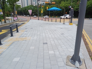 용인 수지구 내 주요 도로 보행환경 개선사업 마침표