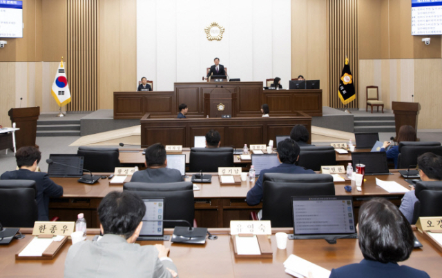 김포시의회 본회의 전경. 사진 제공=김포시의회