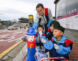 현대모비스 임직원 가족, 지상식 소화전 환경정비 봉사활동