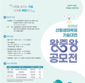 우수한 산림생태복원지 모아 왕중왕 가린다