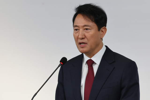 오세훈 서울시장. 연합뉴스