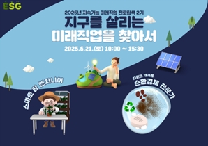 국립광주과학관, 지속가능 미래직업 진로탐색 교육생 모집