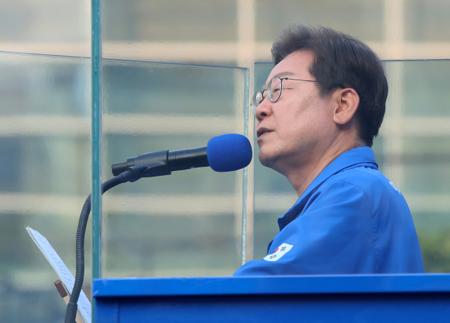 이재명 더불어민주당 대선 후보. 뉴스1