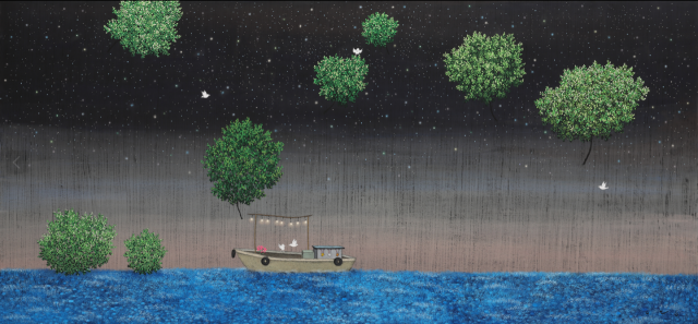 이영지, ‘나 너무 좋아(2025)’, 97X194cm. 사진 제공=선화랑