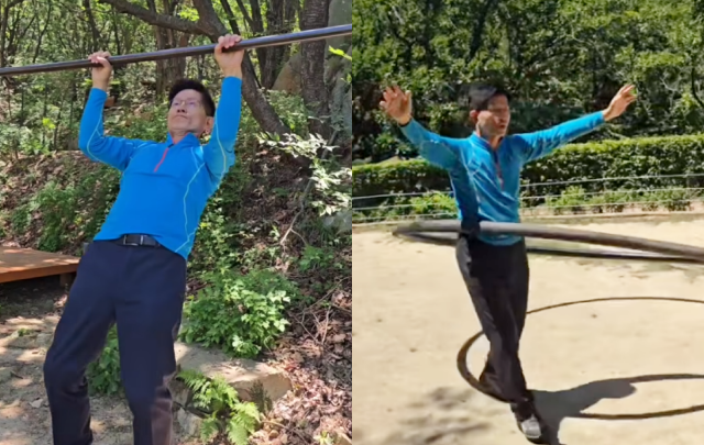 관악산에서 운동 중인 김문수 전 국민의힘 대선 후보. 사진=김재원 전 국민의힘 최고위원 페이스북