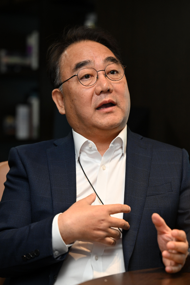 김성은 HDC랩스 대표가 서울 서초구 서초동 사옥에서 서울경제신문과 인터뷰하고 있다. 조태형 기자