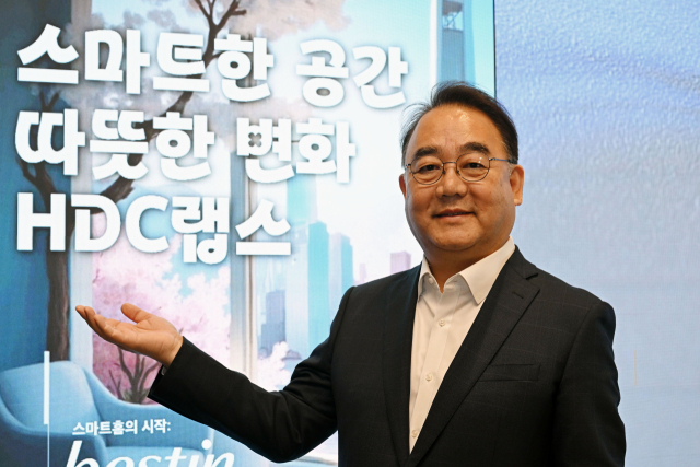 김성은 HDC랩스 대표가 서울 서초구 서초동 사옥에서 서울경제신문과 인터뷰하고 있다. 조태형 기자