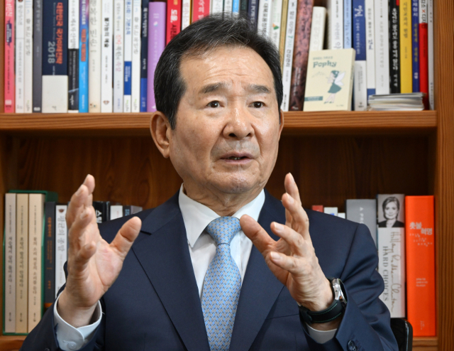 정세균 "李, 金 지지 41% 인정하고, 통합 약속 지키면 성공한 대통령 될것"