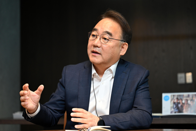김성은 HDC랩스 대표가 서울 서초구 서초동 사옥에서 서울경제신문과 인터뷰하고 있다. 조태형 기자