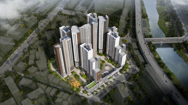 HDC현대산업개발, ‘호현 센트럴 아이파크’ 조감도